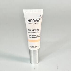 Neova Silc Sheer 2.0 Photo Finish Tint Sunscreen SPF 40 DNA Travel .13oz 4ml New